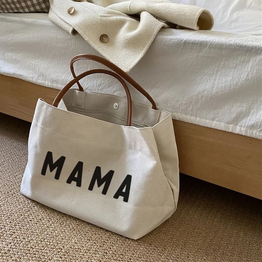 mama tote bag ,gift for mom, mom day gift, mom birthday gift
